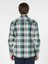 Regular Fit Shirt Neck Ekoseli Erkek Yeşil Uzun Kol Gömlek Cl1063200 2