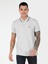 Regular Fit Gri Erkek Polo Yaka Kısa Kol Tişört Cl1063414 1