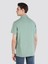 Regular Fit Shirt Neck Düz Erkek Yeşil Kısa Kol Gömlek 2