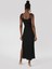 Slim Fit Kadın Siyah Elbise 2