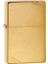 Çakmak 240 Brushed Brass Vintage With Slashes Zippo Lighter 1