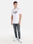 Regular Fit Yuvarlak Yaka Erkek Beyaz Kısa Kol Tişört Cl1064699 3