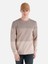Regular Fit Triko Bej Erkek Kazak Cl1064867 1