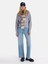 Regular Fit Balıkçı Yaka Mavi Kadın Kazak Cl1065641 3