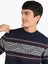 Regular Fit Bisiklet Yaka Lacivert Erkek Kazak Cl1066407 3