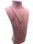 Yerli Üretim Süet Kumaş Elisia Manken Pembe Renk 27/12 cm Kolye Gerdanlık Takı Sergileme Mankeni 1
