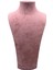 Yerli Üretim Süet Kumaş Elisia Manken Pembe Renk 27/12 cm Kolye Gerdanlık Takı Sergileme Mankeni 2