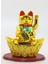 Maneki Neko Feng Shui Bereket Şans Mutluluk Çağıran Şans Kedisi Solar Panelli Hareketli Pati Feng Shui Gemili 1