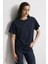 Yıkama Efektli Comfort Fit Kadın Tshirt 1