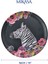 Zebra Desenli Melamin Tepsi 36CM 2