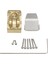 Pirinç Diferansiyel Köprü Aks Kapağı ve Aks Koruma Plakası Eksenel SCX24 AXI90081 1/24 Rc Paletli Araba (Yurt Dışından) 1