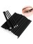 100 Adet Güzellik Makyaj Eyeliner Fırçaları Kapaklı Beyaz (Yurt Dışından) 2