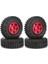 Adet 55MM 1.0 Inç Beadlock Jant Lastik Lastik Lastik 1/18 1/24 Rc Paletli Araba Traxxas TRX4M Eksenel SCX24 FCX24,4 (Yurt Dışından) 1