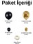 Balon Seti Pastel Siyah Krom Gold 60 Lı Balon Zinciri Seti 2