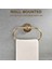 Vintage Pirinç Lüks Bronz Banyo Banyo Havlusu Tutucular (Yurt Dışından) 4