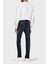 Logolu Streç Pamuklu Slim Fit Düz Paça Jeans Erkek Kot Pantolon DM0DM20386 1bk 3