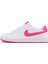 Court Vintage Majestic Leather Sneaker Deri Günlük Spor Ayakkabı Beyaz Pembe 2