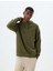 Kapşonlu Sweatshirt Basic Şardonlu Pamuk Karışımlı 1