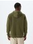 Kapşonlu Sweatshirt Basic Şardonlu Pamuk Karışımlı 4