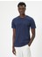 Kısa Kollu Tişört Uzun Kalça Boy Esnek Kumaş Slim Fit Pamuklu 3