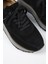 Calista Erkek Deri Bağcıklı Siyah Sneakers 4