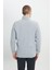 AC&Co / Altınyıldız Classics Erkek Gri Anti-pilling Tüylenme Yapmayan Standart Fit Normal Kesim Dik Yaka Sweatshirt Polar Ceket 6