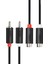 PB102-0300 2 Rca - 2 Rca Soket Kablo, 3 Metre 1