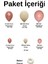 Balon Seti Rose Gold-Deniz Kumu-Rosewood 100 Lü Balon Zinciri Seti 2