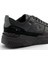 Erkek Rahat Taban Siyah Cilt Sneaker 4