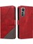 Elmas Dikiş ve Kart Yuvası Deri ile Xiaomi 12 Lite Için Flip Case (Yurt Dışından) 2