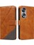 Elmas ve Kart ile Onur 70 Deri Telefon Koruma Kılıfı Için Flip Case (Yurt Dışından) 2