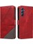 Elmas Dikiş ve Kart Yuvası ile Samsung Galaxy A35 5g Için Flip Case (Yurt Dışından) 2