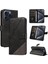 Elmas Dikiş Deri ile IPhone 15 Pro ve Kart Yuvası Için Flip Case (Yurt Dışından) 2