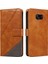 Elmas Dikiş Deri Telefon ile Samsung Galaxy S7 Kenar Için Flip Case (Yurt Dışından) 3