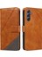 Elmas Dikiş ve Kart Yuvası ile Samsung Galaxy A35 5g Için Flip Case (Yurt Dışından) 1