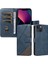 Elmas Dikiş Deri Telefon Koruması ile IPhone 14 Için Flip Case (Yurt Dışından) 1