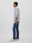 Erkek Mavi Gapflex Athletic Slim Soft Wear Jean Pantolon 4