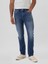 Erkek Mavi Gapflex Athletic Slim Soft Wear Jean Pantolon 5