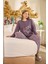 Kadın Suzi Büyük Beden Thermal Erik Moru Pijama Takım 0683 1