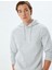 Kapşonlu Sweatshirt Basic Şardonlu Pamuk Karışımlı 1