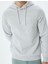 Kapşonlu Sweatshirt Basic Şardonlu Pamuk Karışımlı 5
