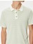 Polo Yaka Tişört Kısa Kollu Düğmeli Pamuk Karışımlı 5