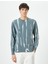 Soyut Baskılı Sweatshirt Bisiklet Yaka Uzun Kollu 3