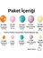 Balon Seti Turuncu-Pembe-Turkuaz-Retro Pembe-Makaron Sarı 100 Lü Balon Zinciri Seti 2