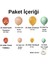 Balon Seti Yanık Turuncu-Çöl Kumu-Zerdeçal-Kış Yeşili 100 Lü Balon Zinciri Seti 2
