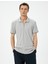 Polo Yaka Tişört Slim Fit Fermuarlı Kısa Kollu 3