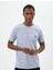Minimal Baskılı Tişört Slim Fit Bisiklet Yaka Kısa Kollu 1