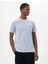 Minimal Baskılı Tişört Slim Fit Bisiklet Yaka Kısa Kollu 3