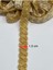 Boncuklu Şerit / Boncuk Işli Şerit / 1 Metre / Gold 2