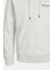 Erkek Jjalvıs Fermuar Kapamalı Kapüşonlu Sweatshirt 12256847 Gri 3